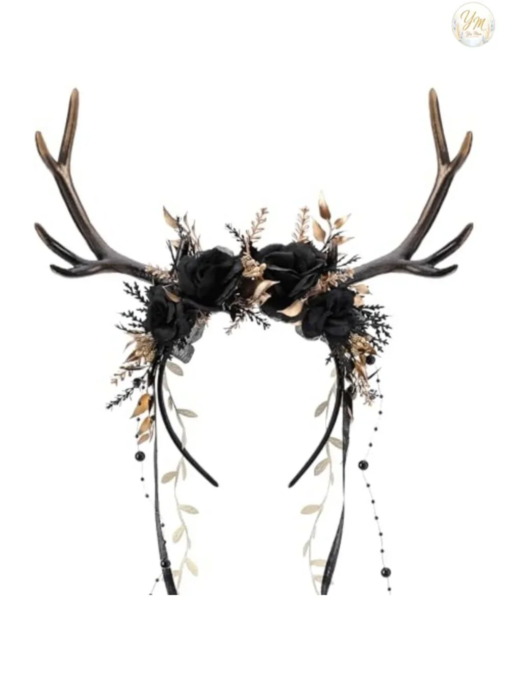 Woodland Fairy Reindeer Antler Headband Plastic Hair Accessory Renaissance